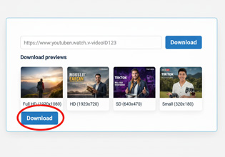 ダウンロード（保存）